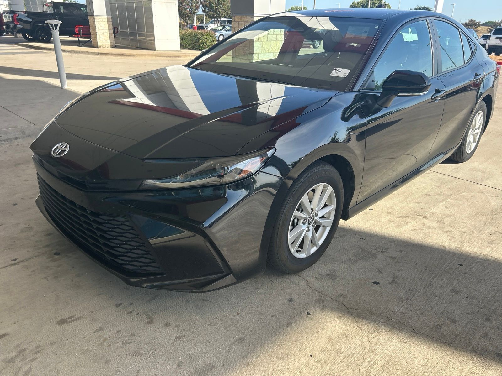 Midnight Black Metallic 2025 Toyota Camry Sedan Front-Wheel Drive Continuously Variable Transmission