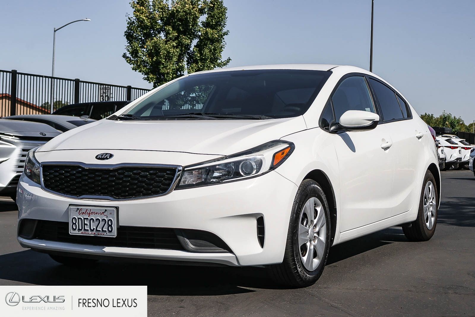 Used 2018 White Kia LX image 3