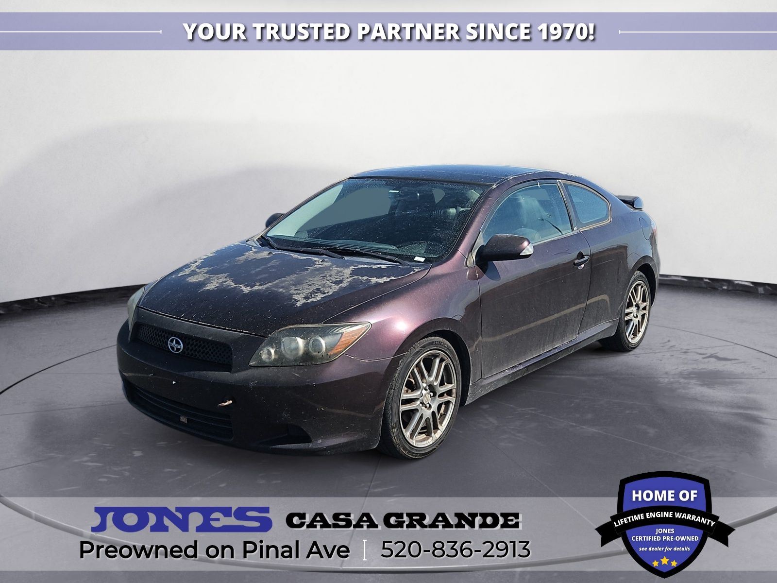 Red (Sizzling Crimson Mica) 2010 Scion tC Coupe Front-Wheel Drive 4-Speed Automatic