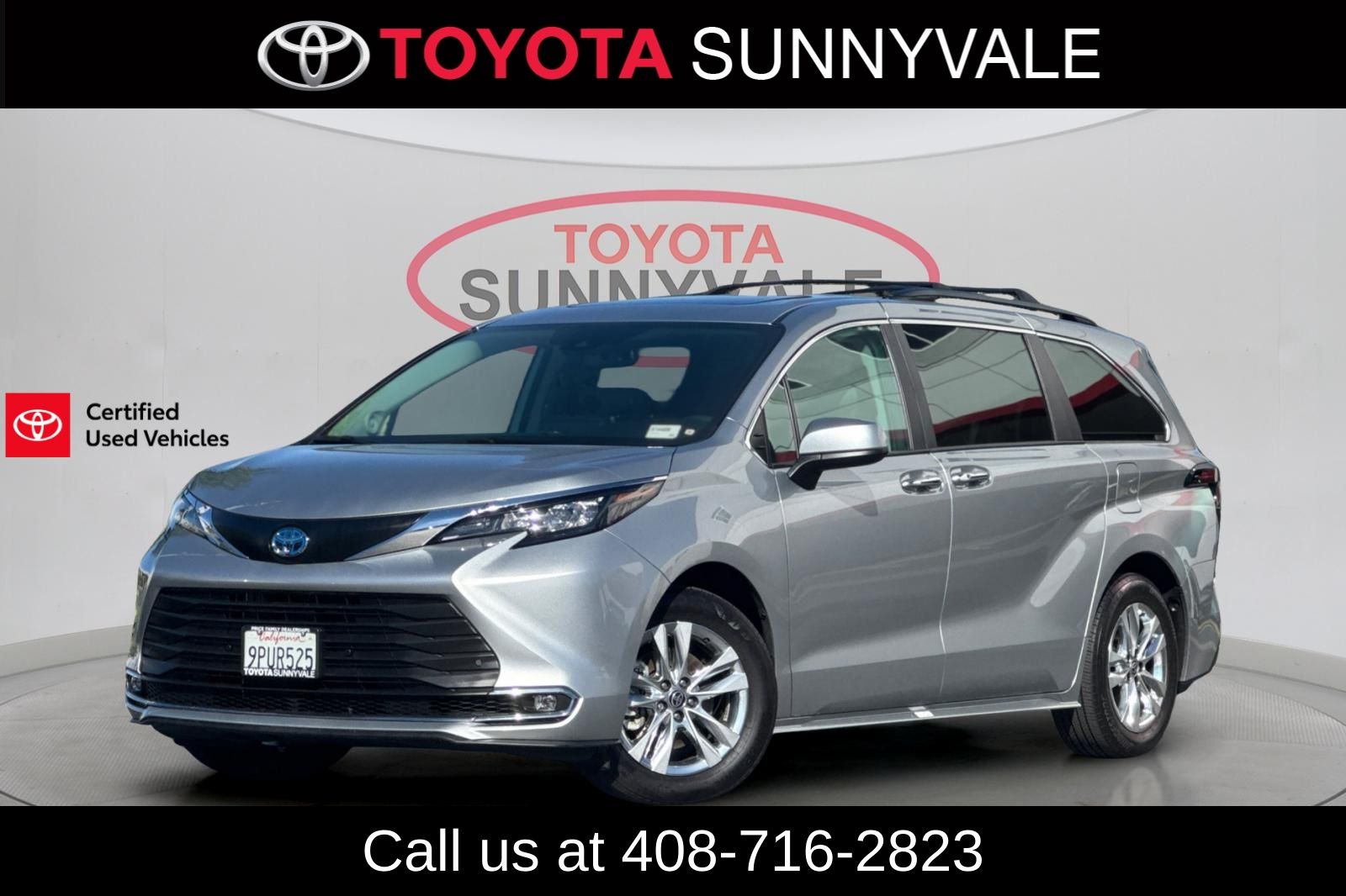 Celestial Silver Metallic 2024 Toyota Sienna XLE 7-Passenger AWD Minivan All-Wheel Drive Continuously Variable Transmission