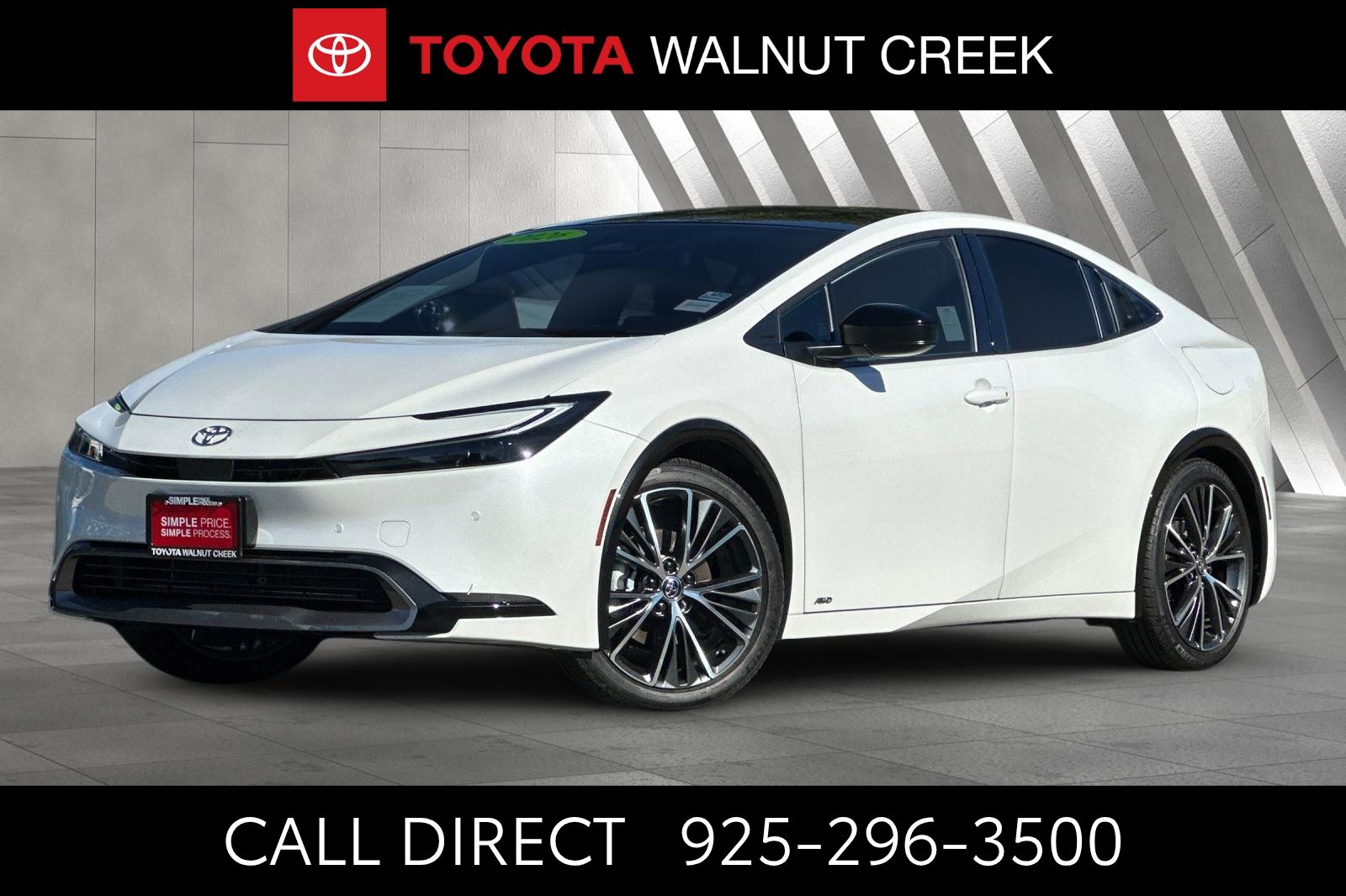 White (Wind Chill Pearl) 2026 Toyota Prius Hatchback All-Wheel Drive Continuously Variable Transmission