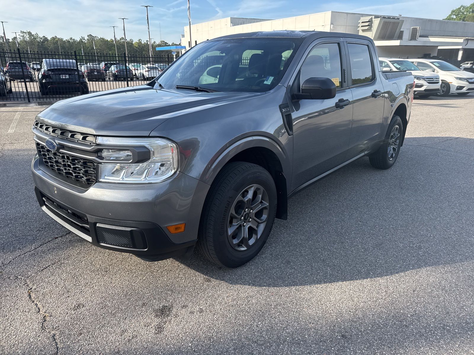 Gray Metallic 2022 Ford Maverick XLT SuperCrew AWD Pickup Truck All-Wheel Drive 8-Speed Automatic