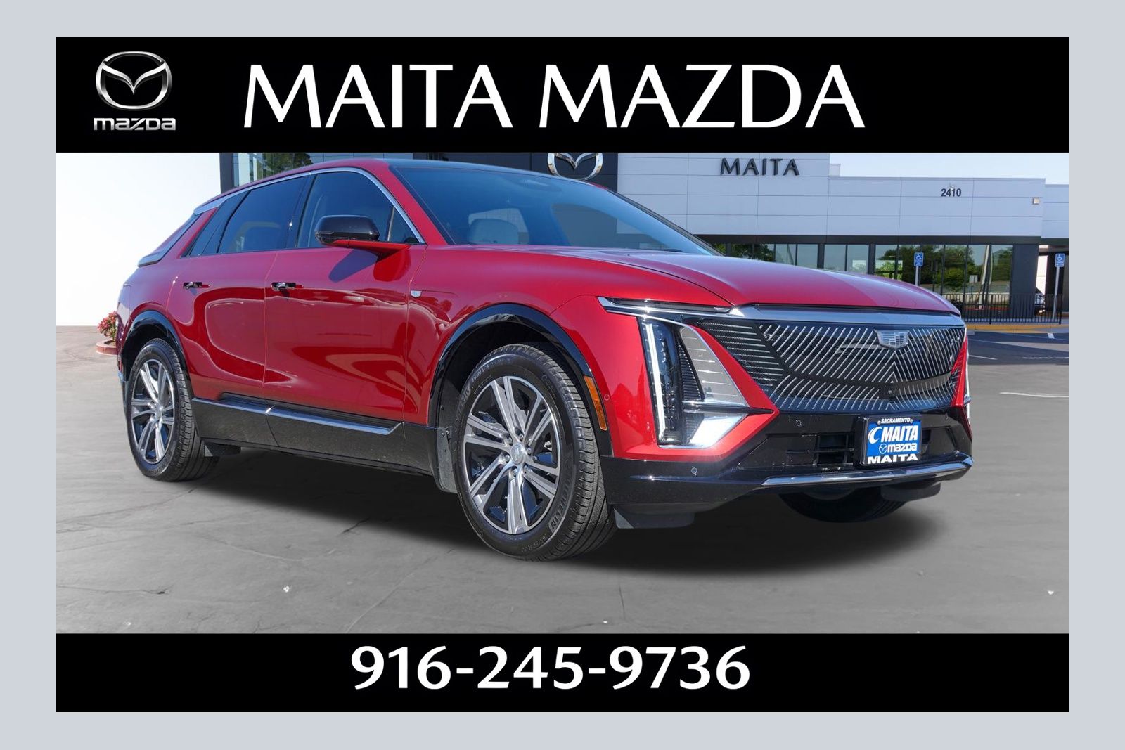 Radiant Red Tintcoat 2024 Cadillac LYRIQ SUV / Crossover Rear-Wheel Drive 1-Speed Automatic