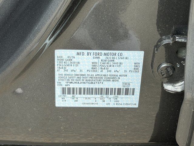 New 2026 Carbonized Gray Metallic Ford Tremor image 38