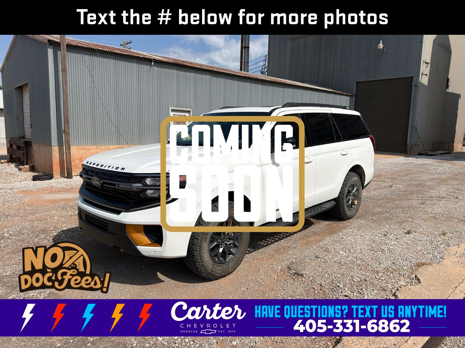 White Metallic 2026 Ford Expedition SUV / Crossover Four-Wheel Drive Automatic
