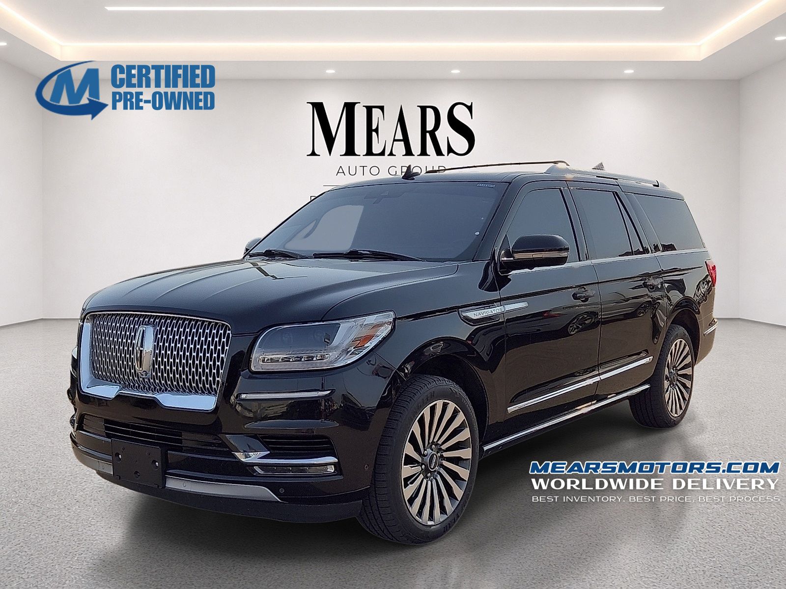 Infinite Black Metallic 2019 Lincoln Navigator SUV / Crossover Four-Wheel Drive Automatic