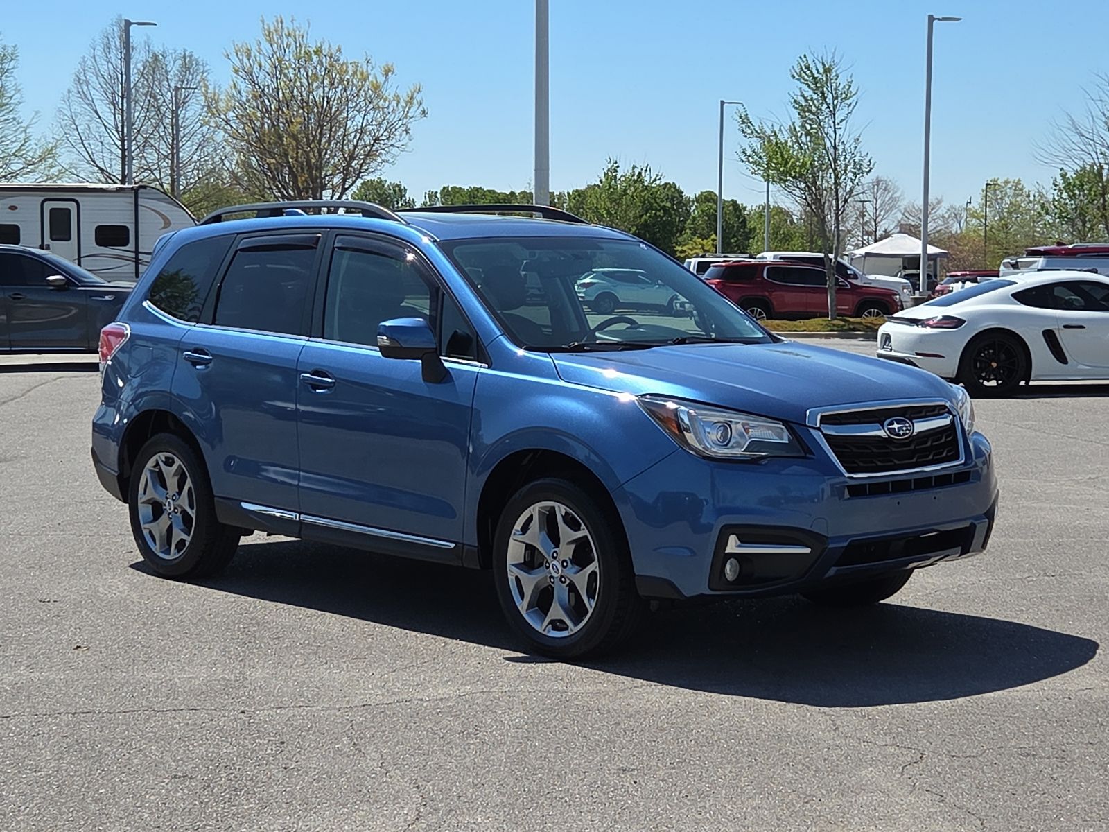 Quartz Blue Pearl 2017 Subaru Forester 2.5i Touring SUV / Crossover All-Wheel Drive Continuously Variable Transmission