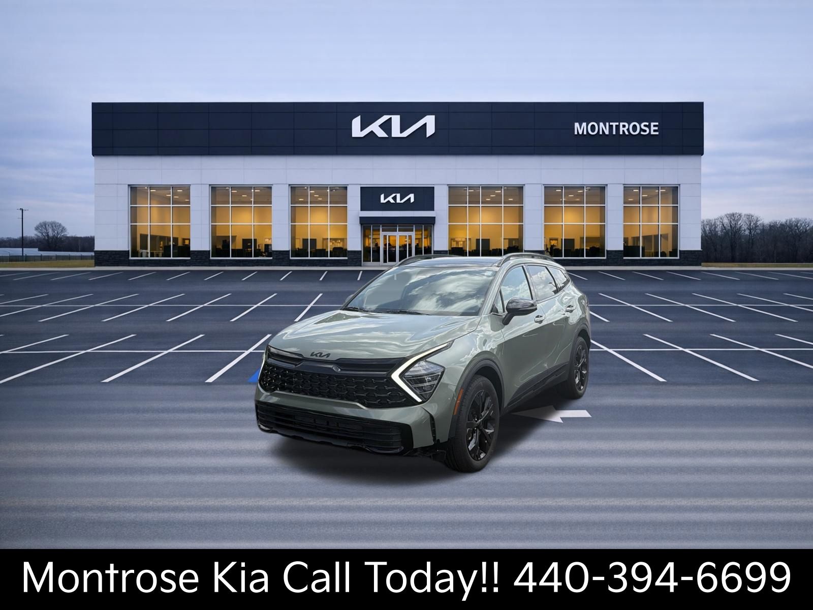 Green 2025 Kia Sportage SUV / Crossover All-Wheel Drive 8-Speed Automatic