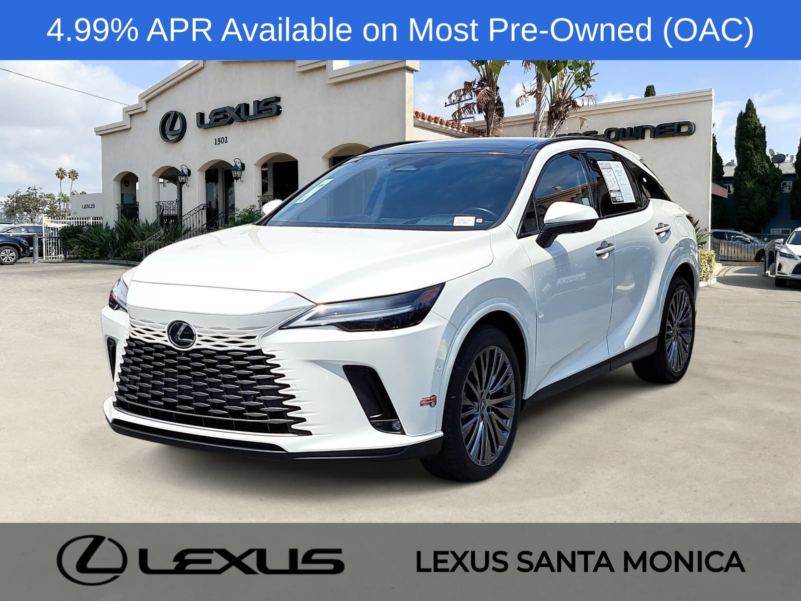 Eminent White Pearl 2024 Lexus RX Hybrid SUV / Crossover All-Wheel Drive Continuously Variable Transmission