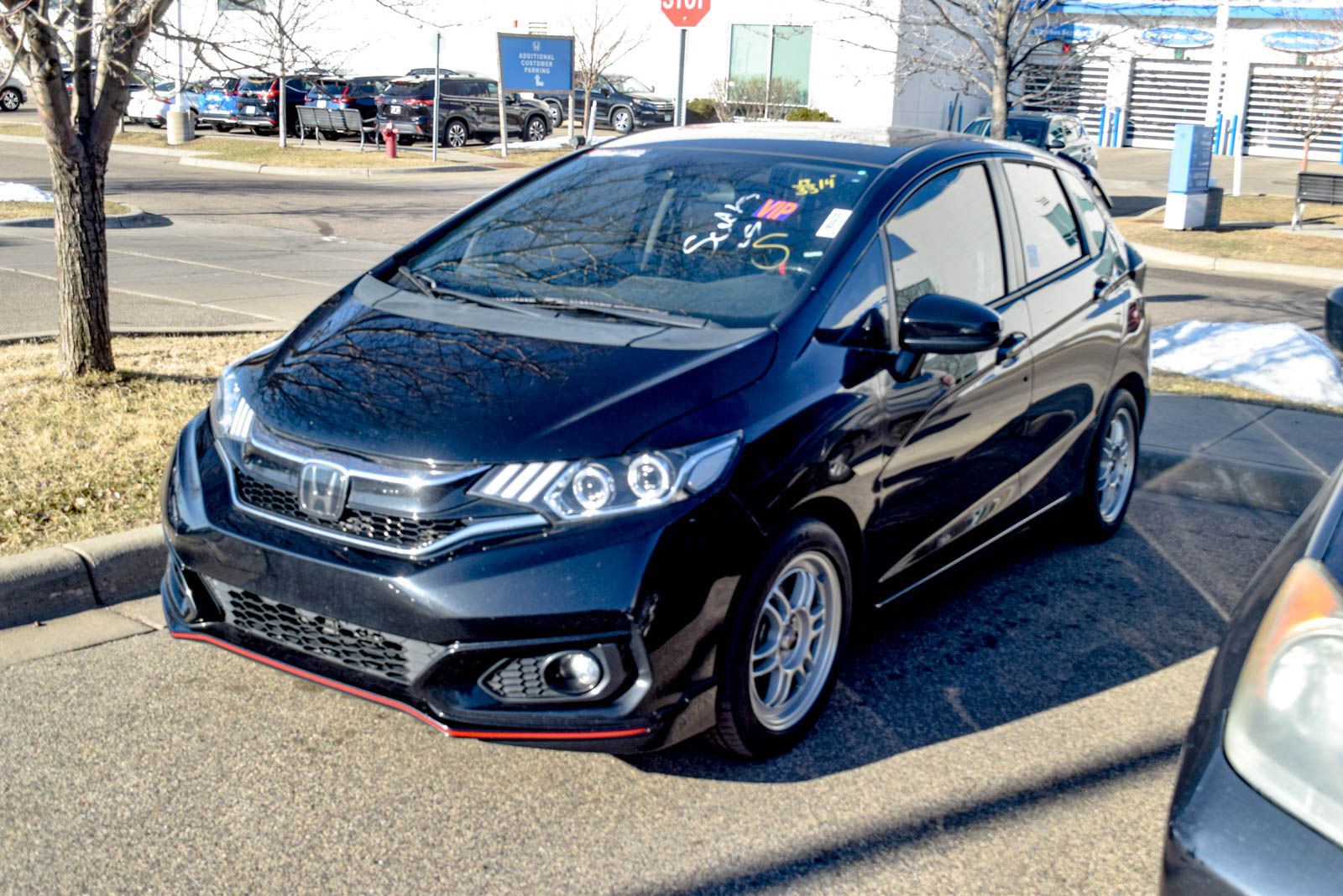 Crystal Black Pearl 2019 Honda Fit EX FWD Hatchback Front-Wheel Drive 6-Speed Manual