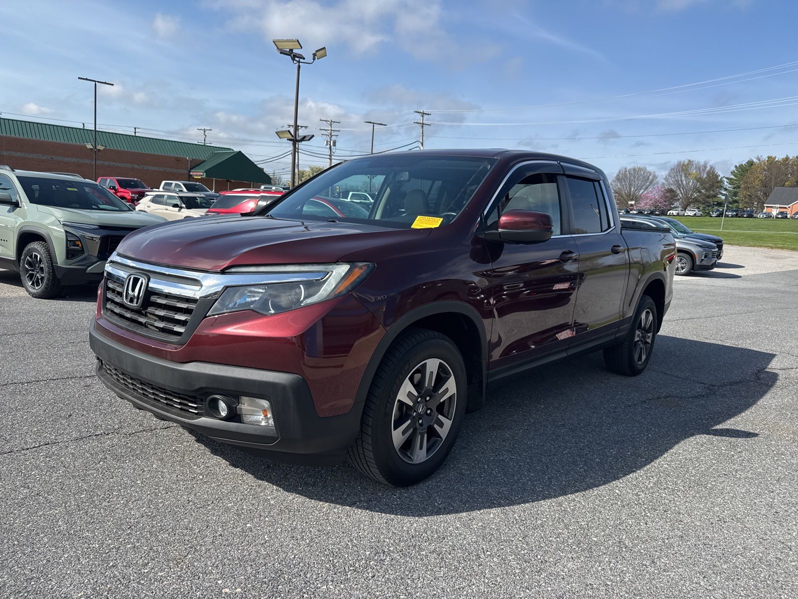 Red (Maroon) 2019 Honda Ridgeline RTL-T AWD Pickup Truck All-Wheel Drive 6-Speed Automatic