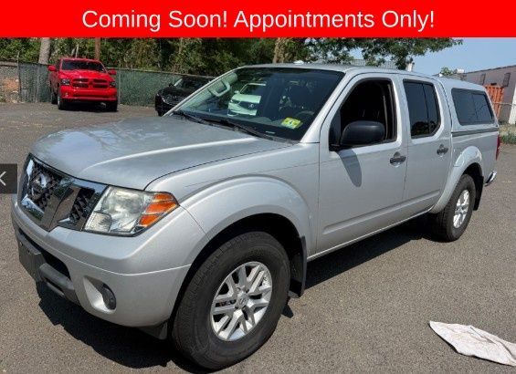 Silver 2017 Nissan Frontier Pickup Truck Four-Wheel Drive 5-Speed Automatic Overdrive