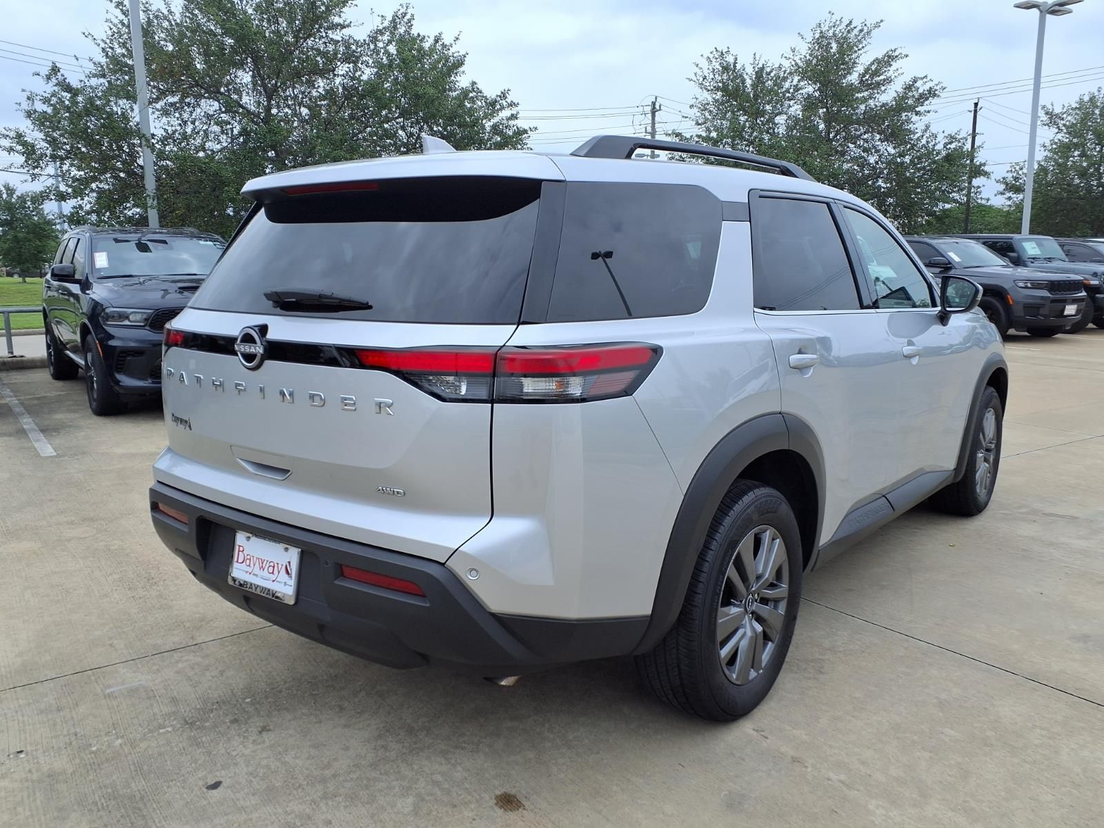 2025 Nissan Pathfinder SV Silver at Bravo Nissan