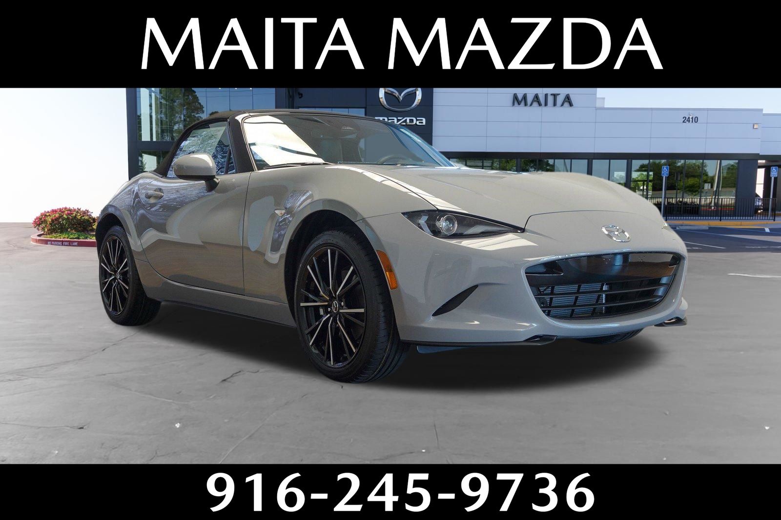 Aero Gray Metallic 2026 Mazda MX-5 Miata Convertible Rear-Wheel Drive 6-Speed Manual