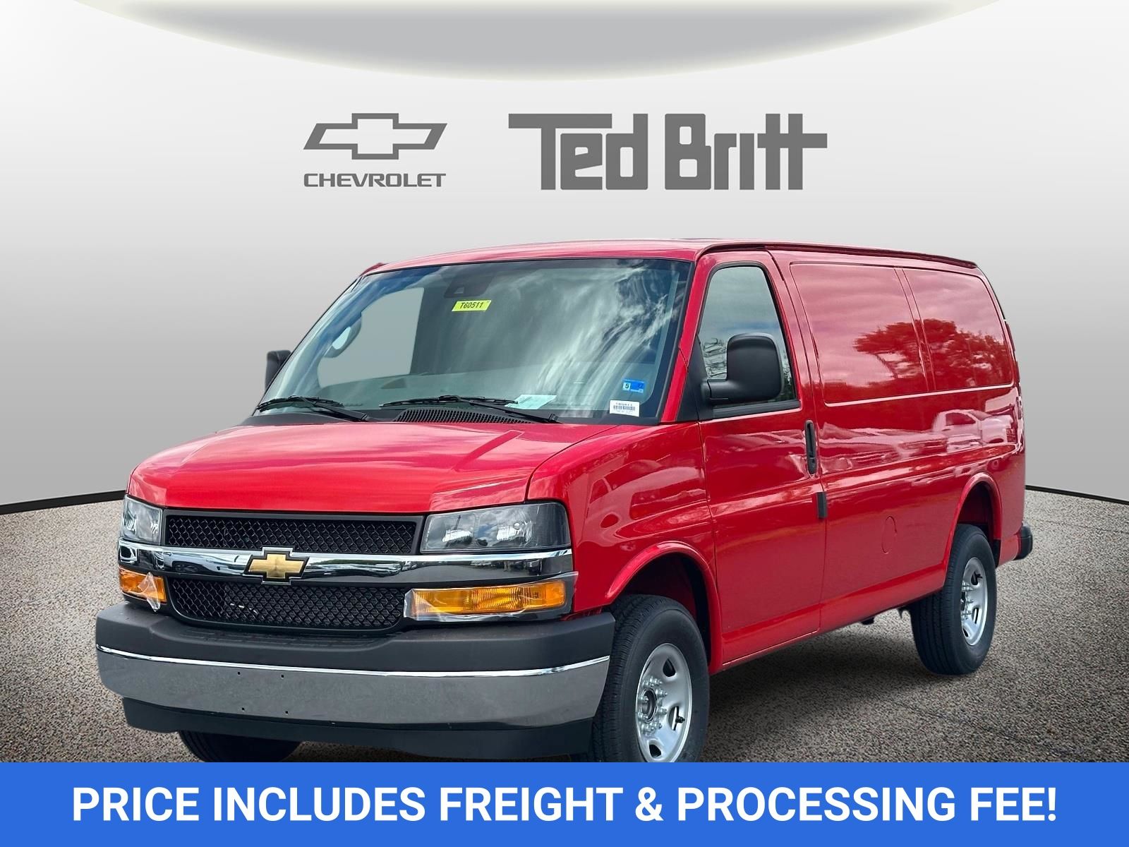 Red 2026 Chevrolet Express Cargo Van Rear-Wheel Drive