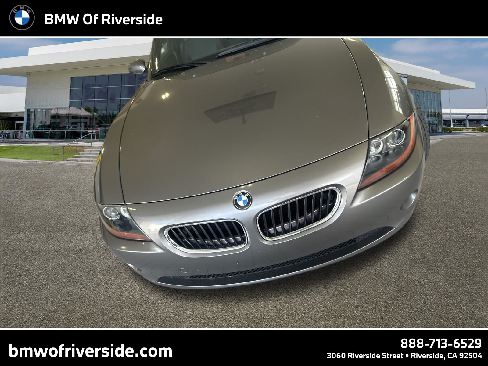 Sterling Gray Metallic 2003 BMW Z4 2.5i Roadster RWD Convertible Rear-Wheel Drive 5-Speed Manual