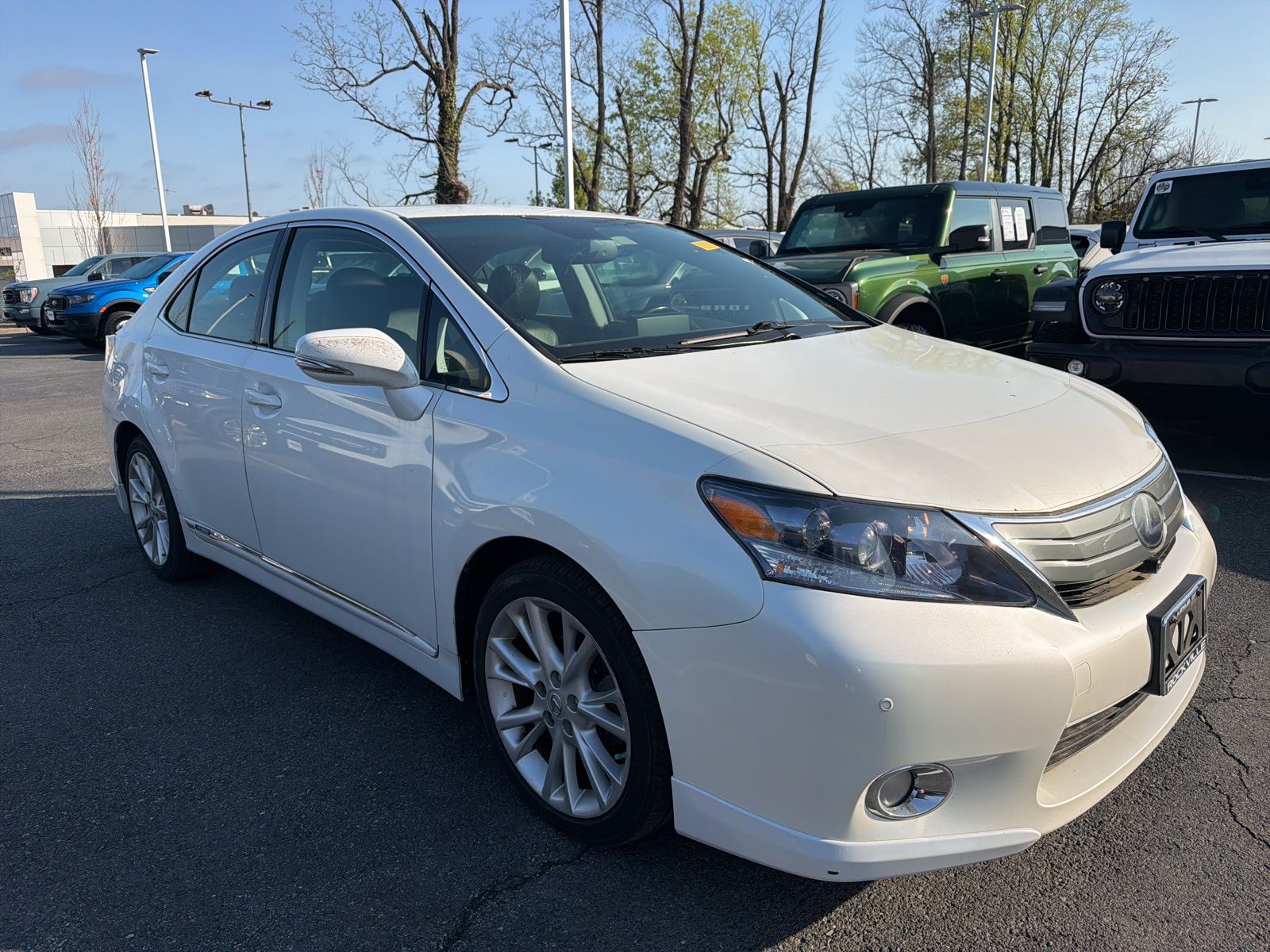 Starfire Pearl 2010 Lexus HS 250h FWD Sedan Front-Wheel Drive Continuously Variable Transmission