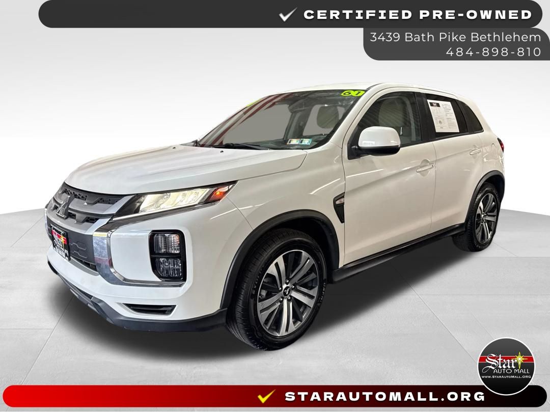 White 2021 Mitsubishi Outlander Sport SUV / Crossover Front-Wheel Drive Continuously Variable Transmission