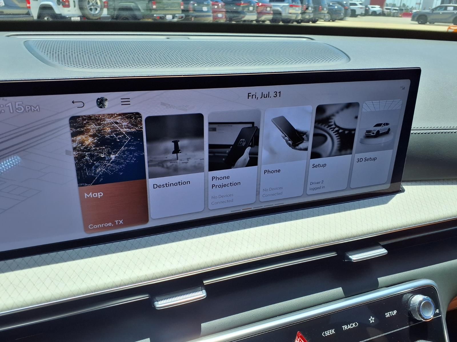 2025 Genesis GV80 3.5T Advanced White at Texan Dodge Chrysler Jeep Ram