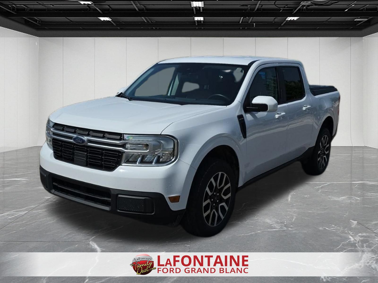 Oxford White 2023 Ford Maverick Pickup Truck Front-Wheel Drive Continuously Variable Transmission