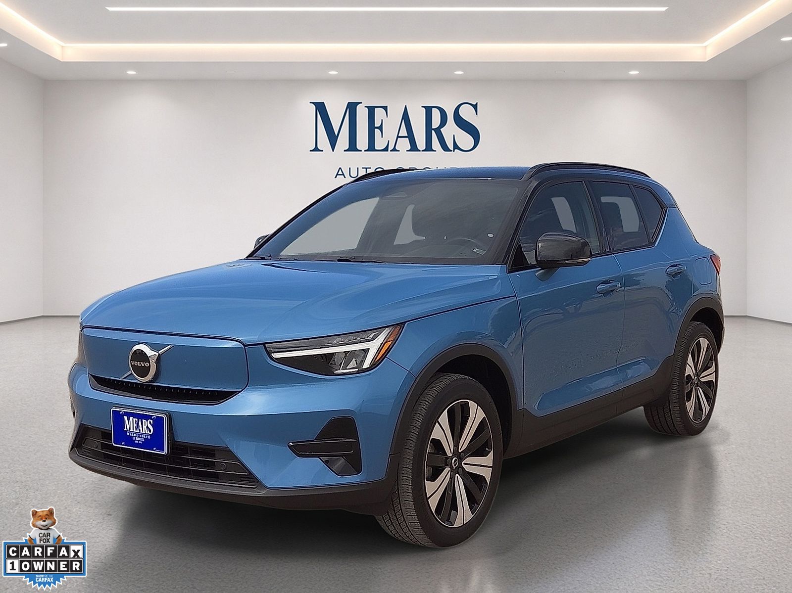 Blue Metallic 2023 Volvo XC40 Recharge SUV / Crossover All-Wheel Drive 1-Speed Automatic