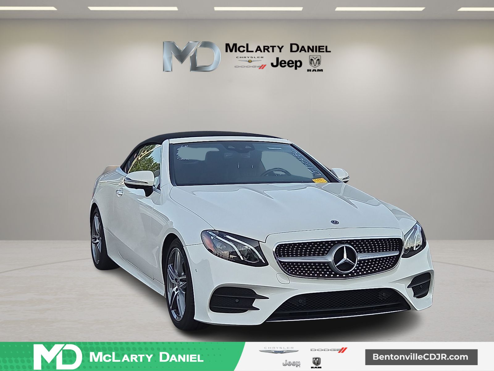 designo Diamond White Metallic 2020 Mercedes-Benz E-Class Convertible Rear-Wheel Drive 9-Speed Automatic