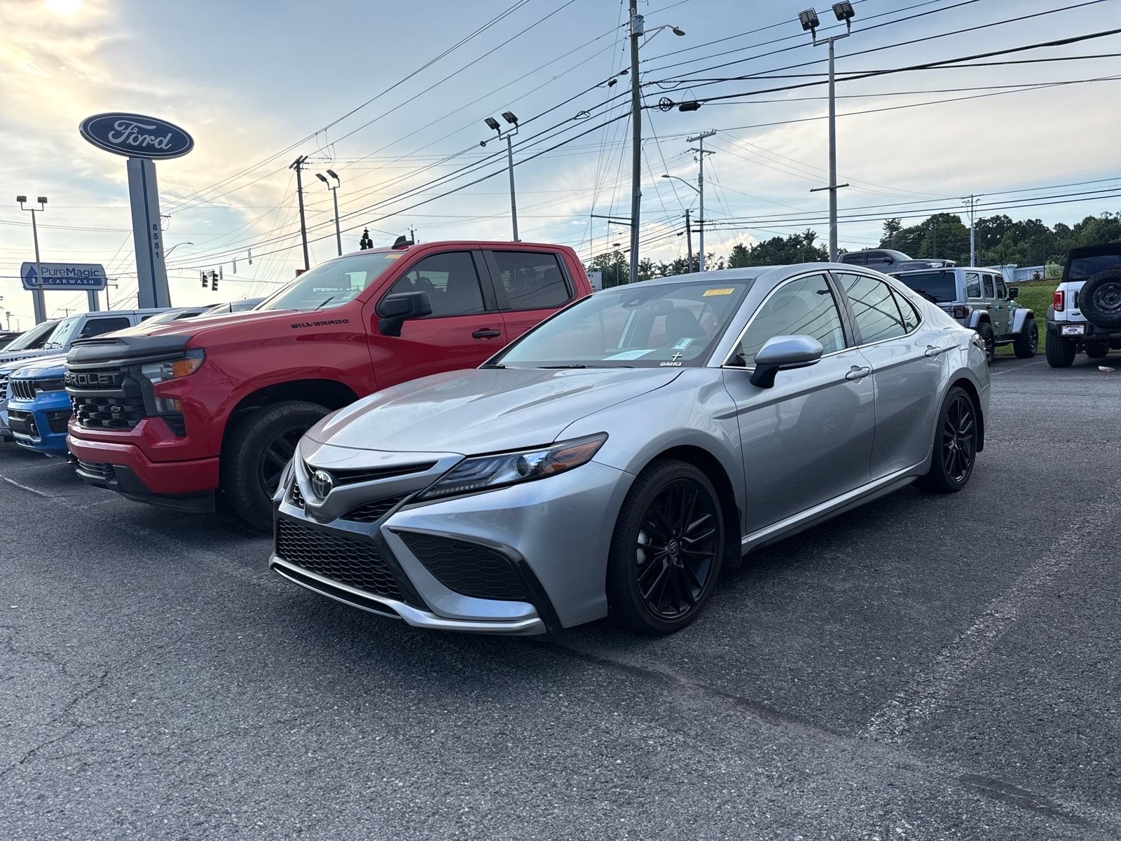 Celestial Silver Metallic 2024 Toyota Camry Sedan Front-Wheel Drive 8-Speed Automatic