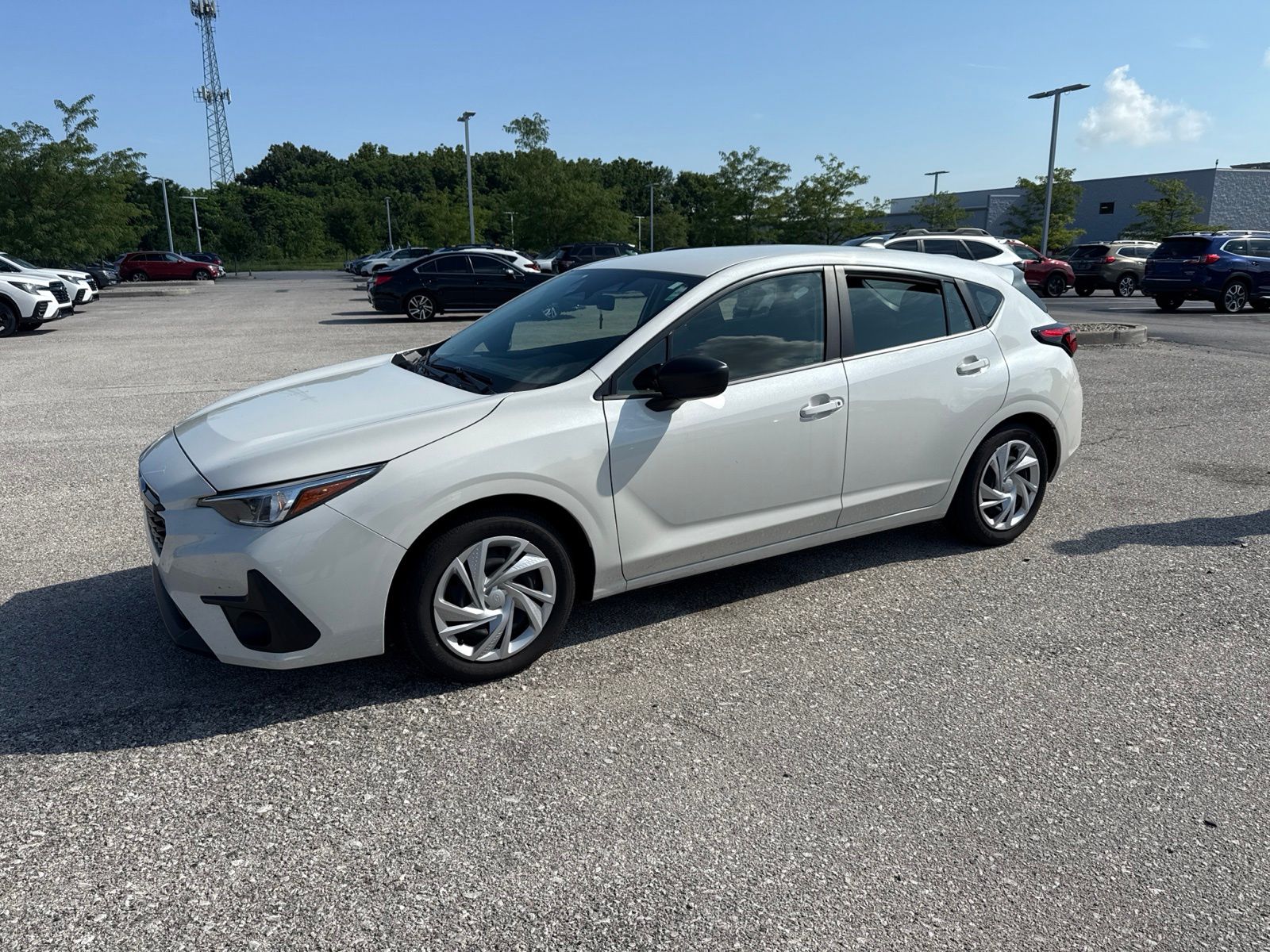 Crystal White Pearl 2025 Subaru Impreza Wagon All-Wheel Drive Continuously Variable Transmission