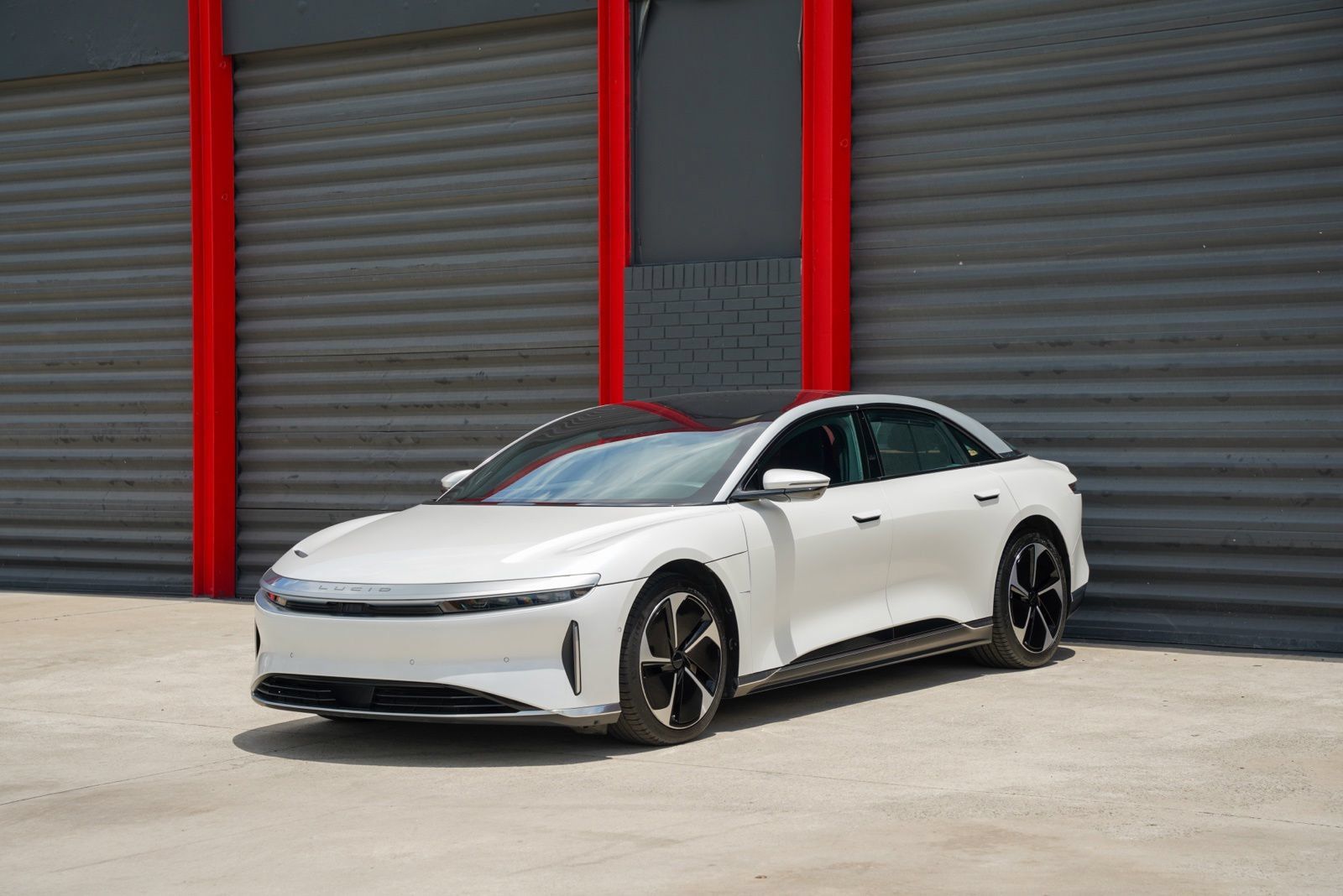 White 2023 Lucid Air Sedan All-Wheel Drive 1-Speed Automatic