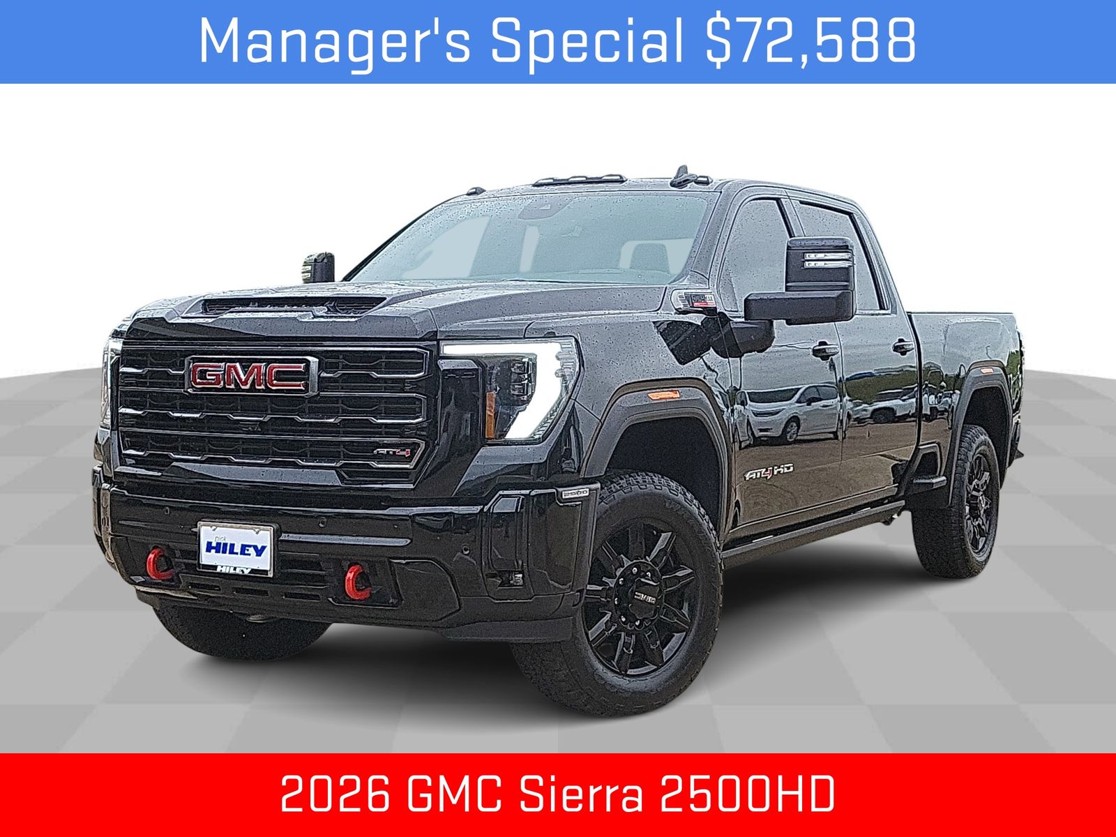 Onyx Black 2026 GMC Sierra 2500HD Pickup Truck Four-Wheel Drive Automatic