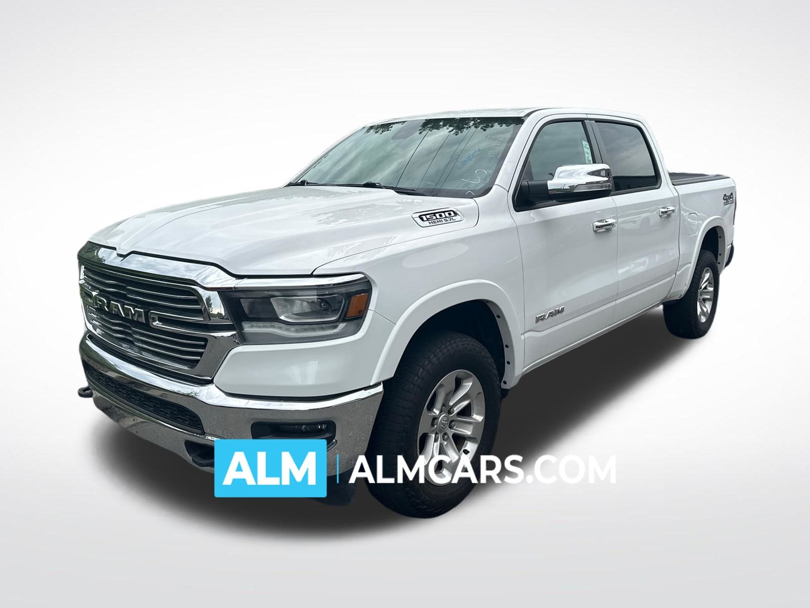 Bright White Clearcoat 2020 RAM 1500 Pickup Truck Four-Wheel Drive 8-Speed Automatic