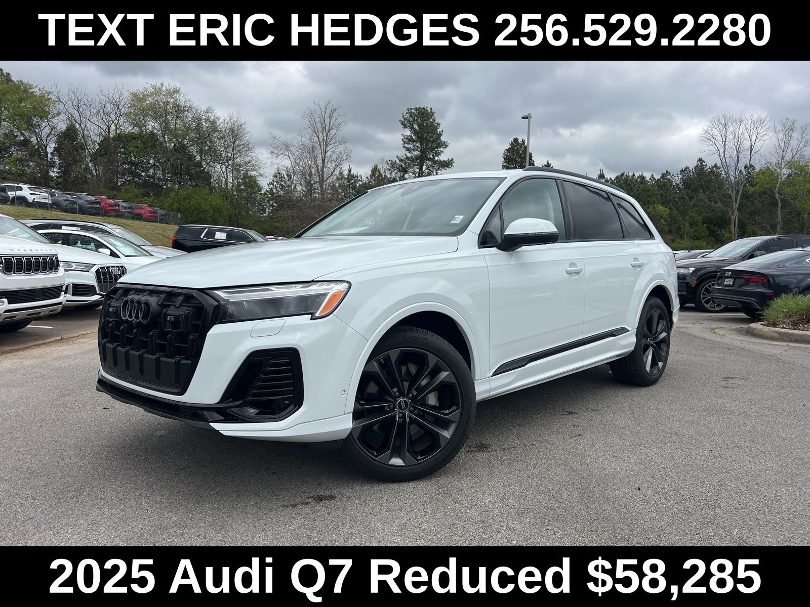 Glacier White Metallic 2025 Audi Q7 SUV / Crossover All-Wheel Drive 8-Speed Automatic