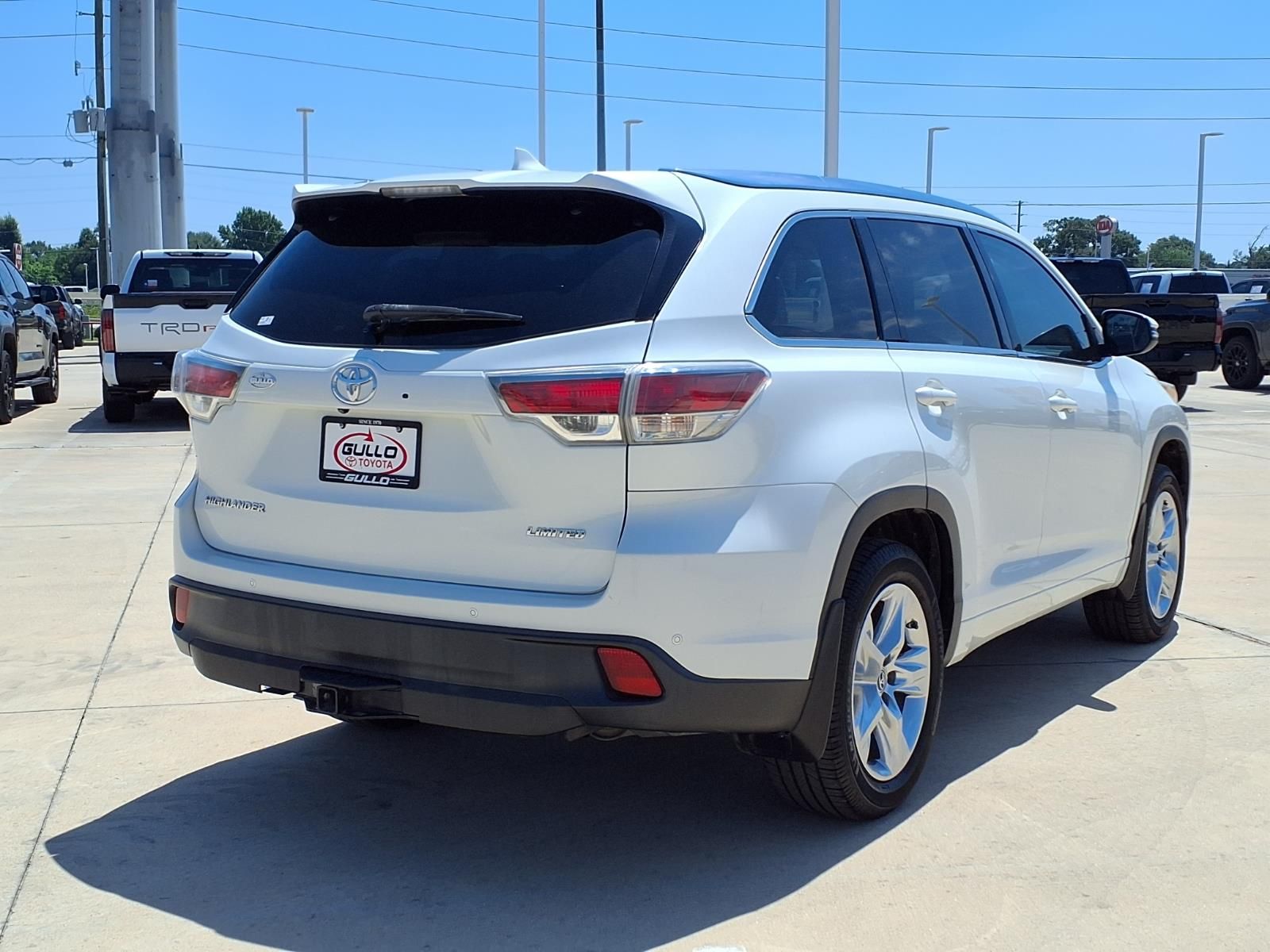 2016 Toyota Highlander Limited White at Westside Lexus