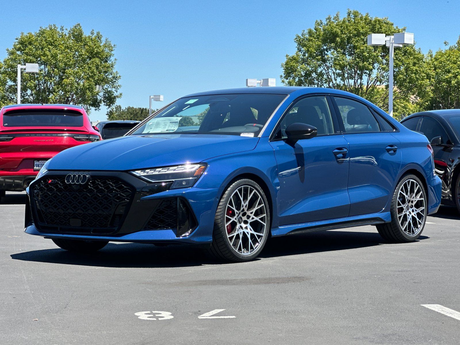 Ascari Blue Metallic 2026 Audi RS 3 Sedan All-Wheel Drive 7-Speed Automatic