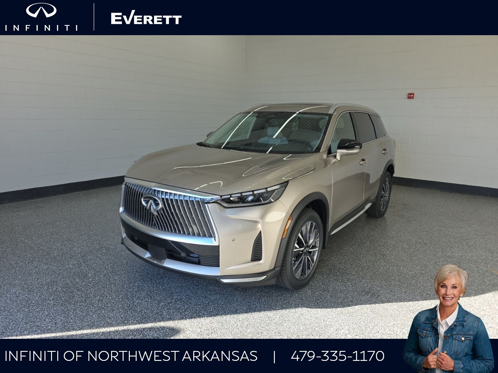 Warm Titanium 2026 INFINITI QX60 SUV / Crossover All-Wheel Drive 9-Speed Automatic