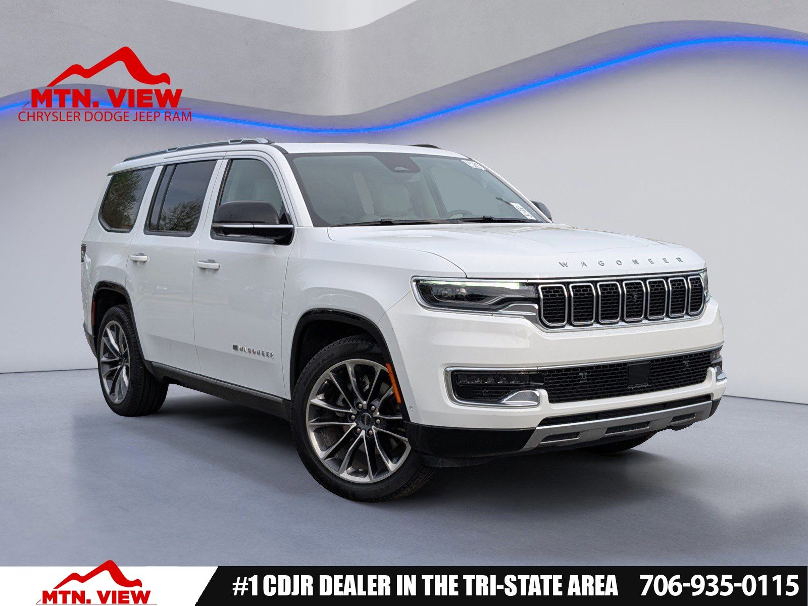 Bright White Clearcoat 2024 Jeep Wagoneer Series III 4WD SUV / Crossover Four-Wheel Drive 8-Speed Automatic