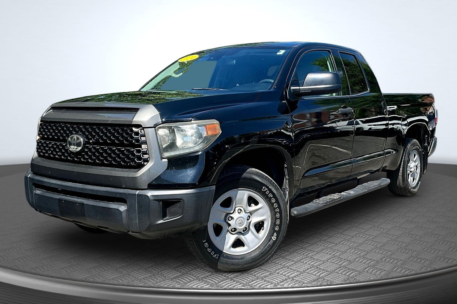 Midnight Black Metallic 2019 Toyota Tundra Pickup Truck 4X2 6-Speed Automatic Overdrive