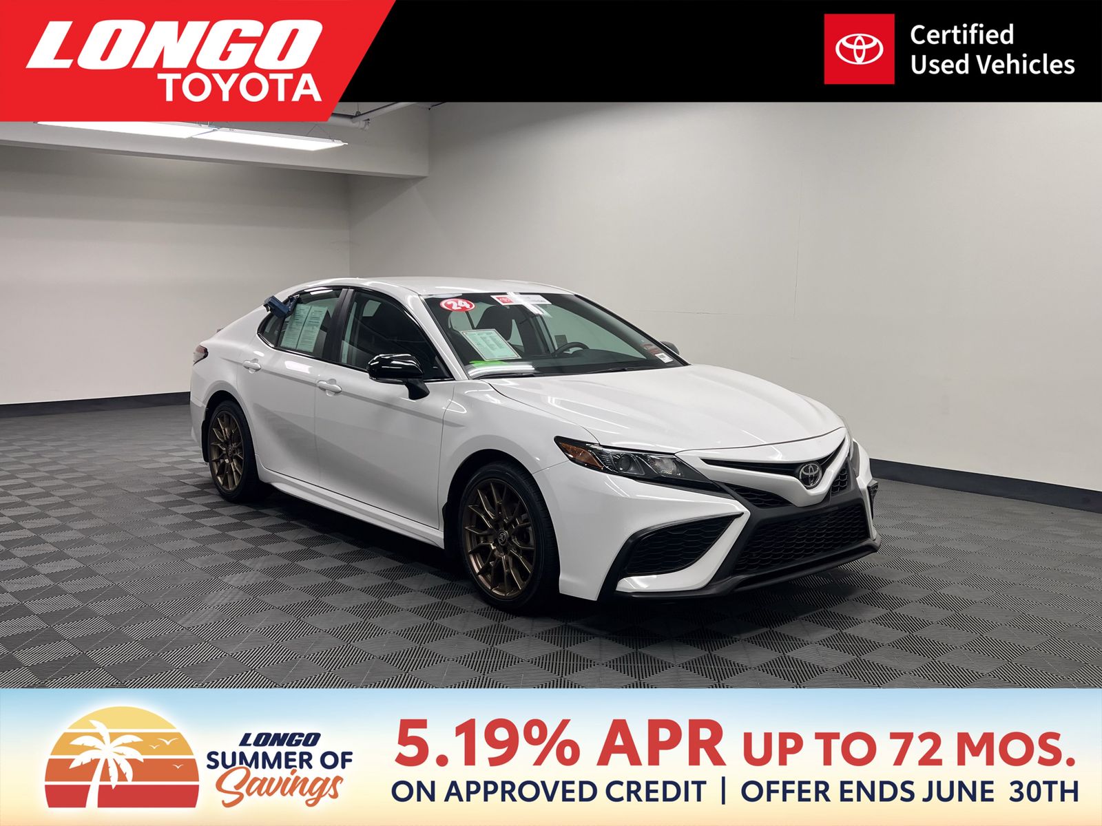 used 2024 Toyota Camry car, priced at $27,488