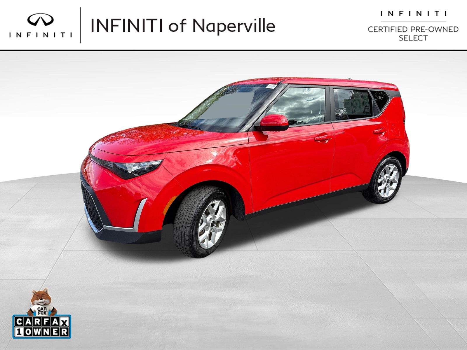Inferno Red 2025 Kia Soul LX FWD SUV / Crossover Front-Wheel Drive Continuously Variable Transmission
