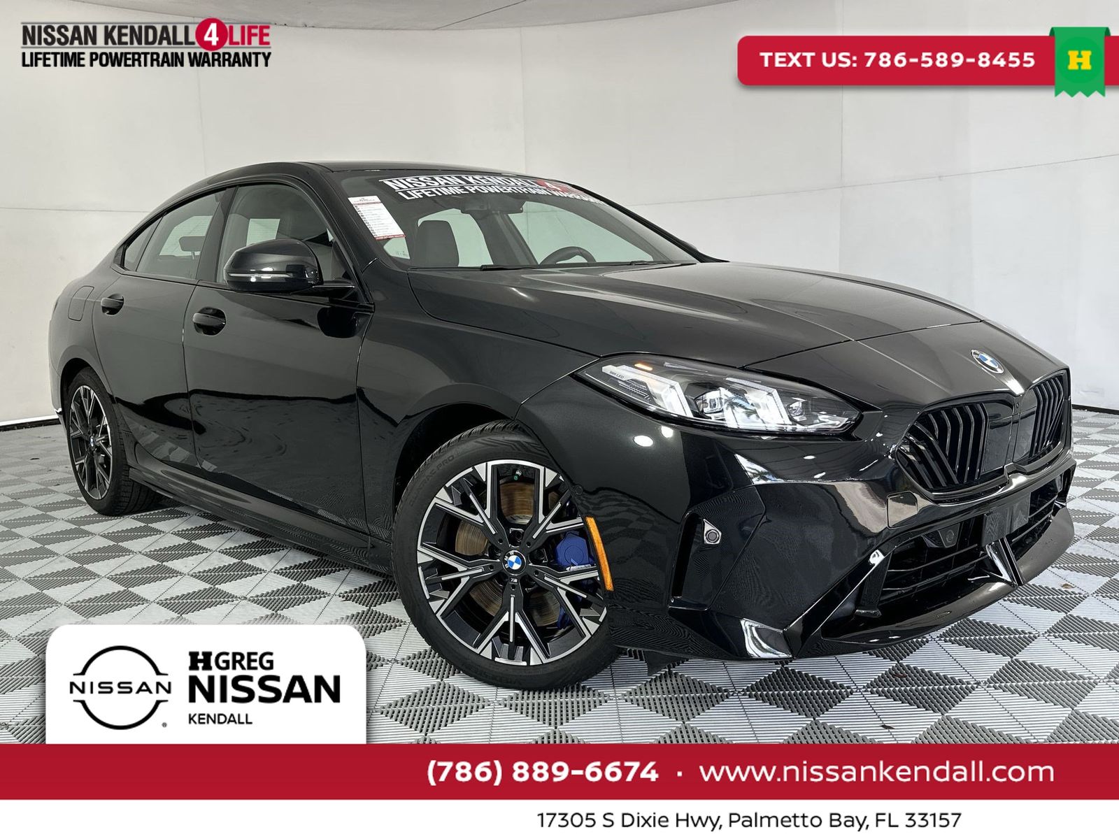 Black Sapphire Metallic 2026 BMW 2 Series Sedan Front-Wheel Drive 7-Speed Automatic
