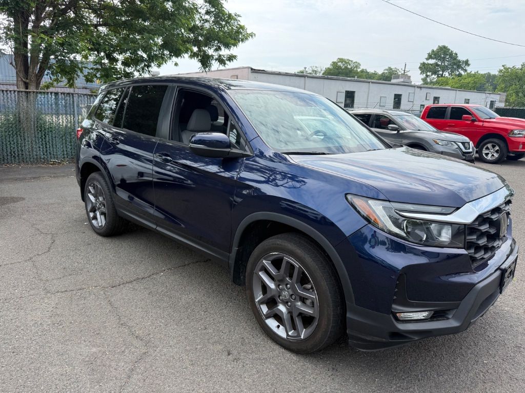Blue 2023 Honda Passport EX-L AWD SUV / Crossover All-Wheel Drive 9-Speed Automatic