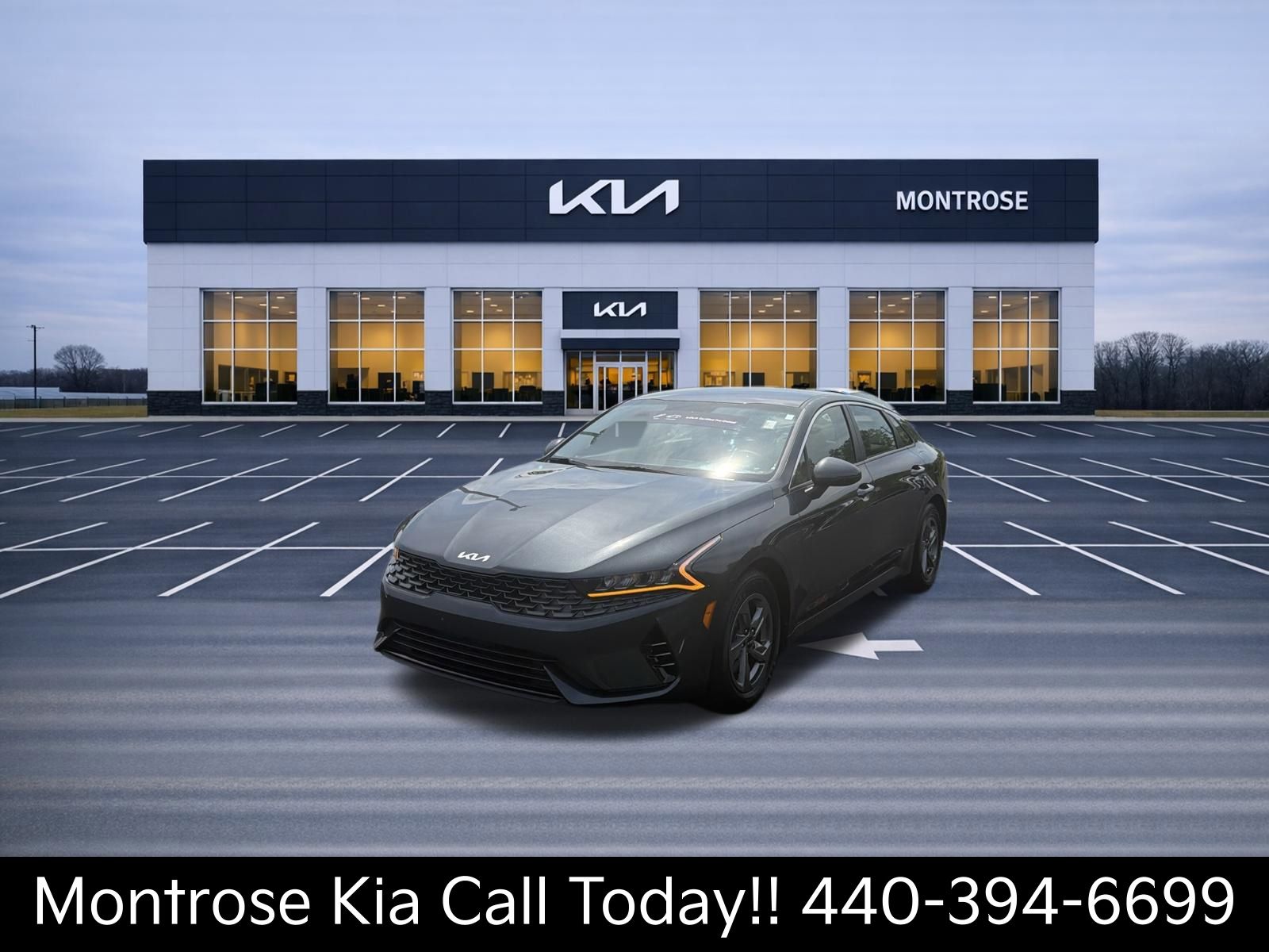 Gray 2024 Kia K5 LXS FWD Sedan Front-Wheel Drive 8-Speed Automatic