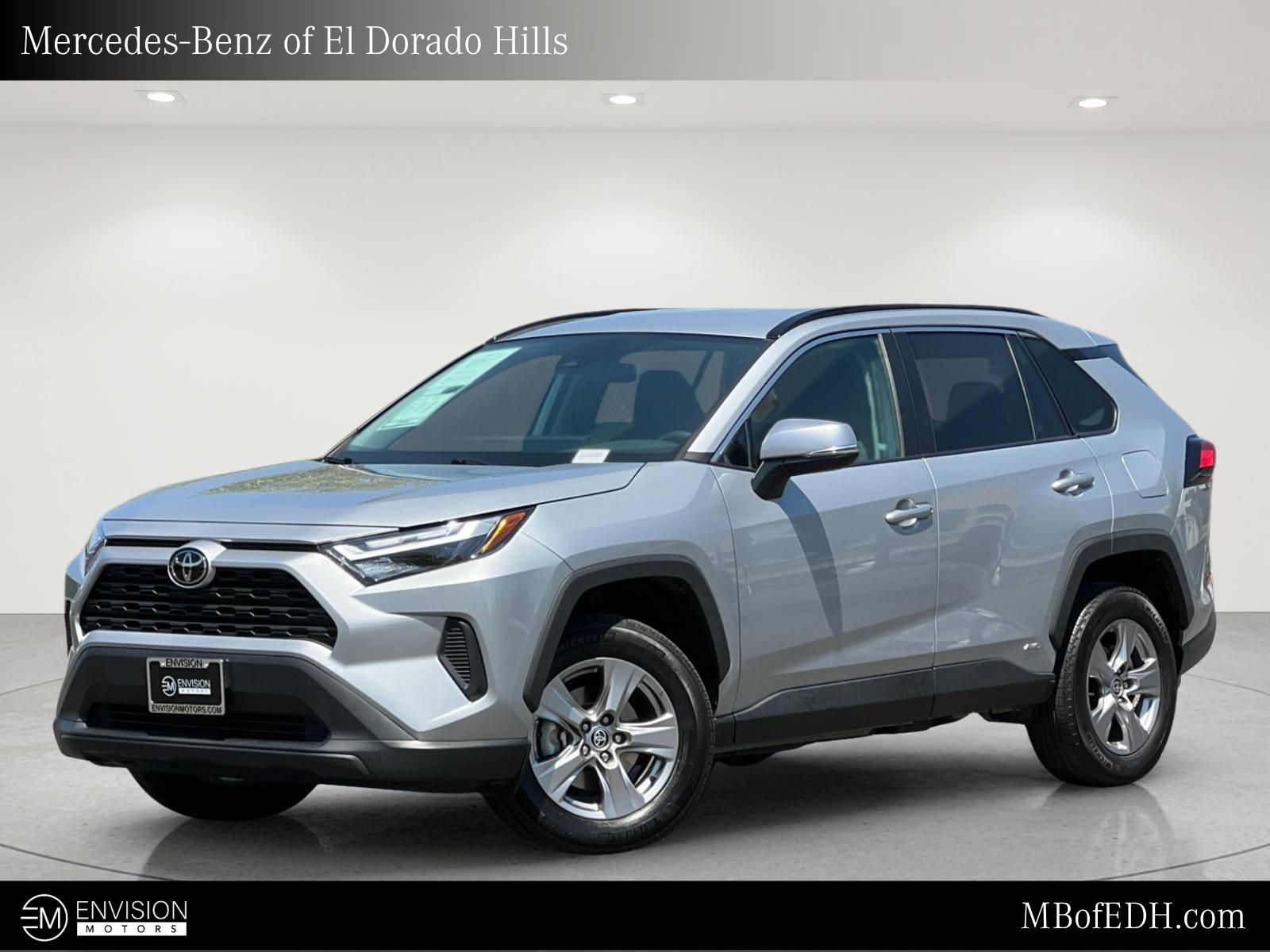 Silver Sky Metallic 2025 Toyota RAV4 Hybrid SUV / Crossover All-Wheel Drive Continuously Variable Transmission