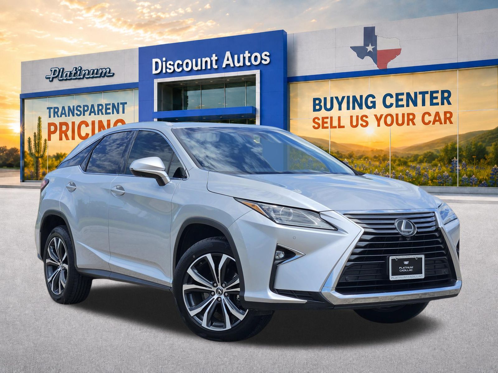 Silver 2019 Lexus RX SUV / Crossover Front-Wheel Drive 8-Speed Automatic
