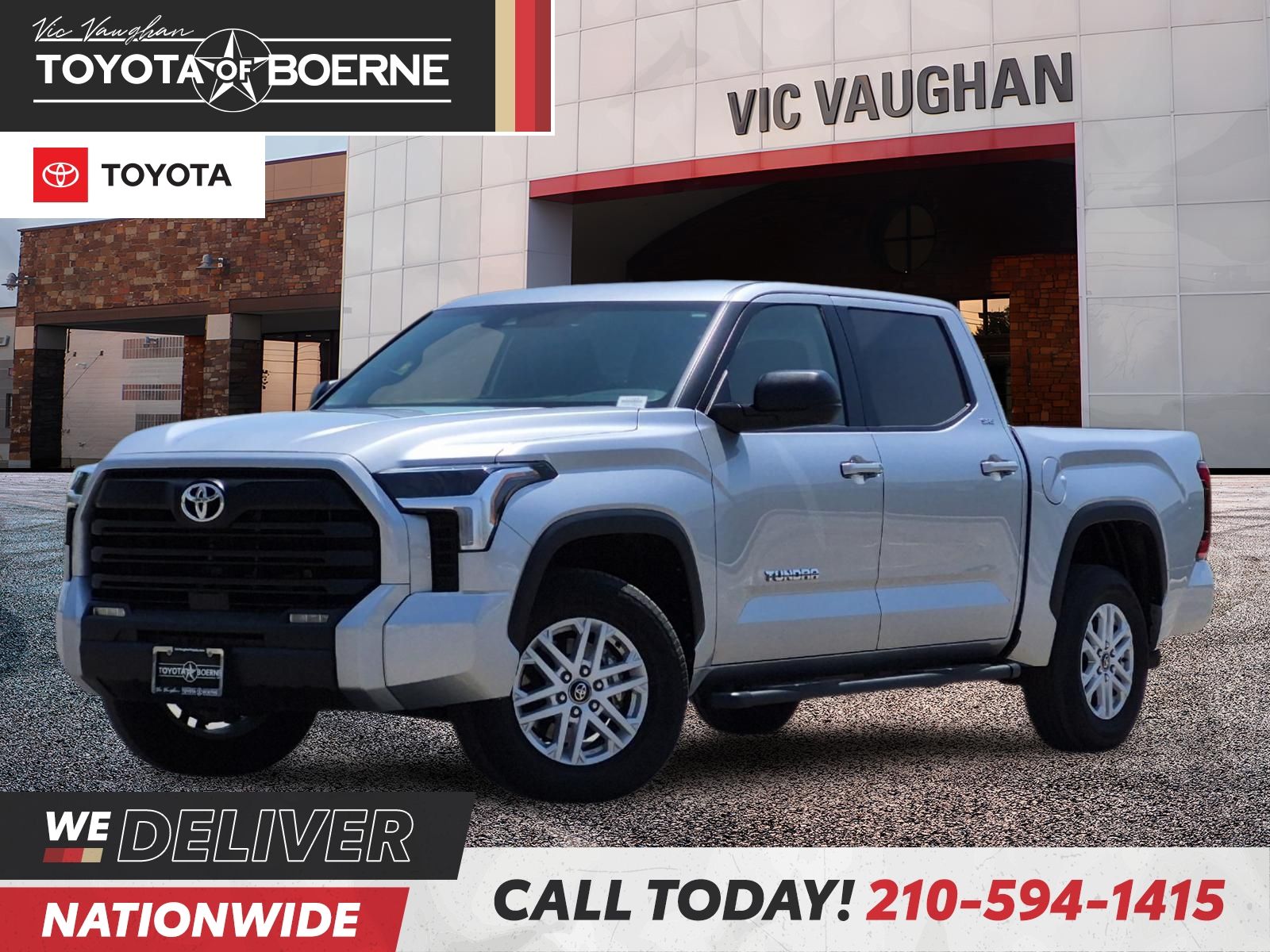 Celestial Silver Metallic 2025 Toyota Tundra Pickup Truck Four-Wheel Drive Automatic