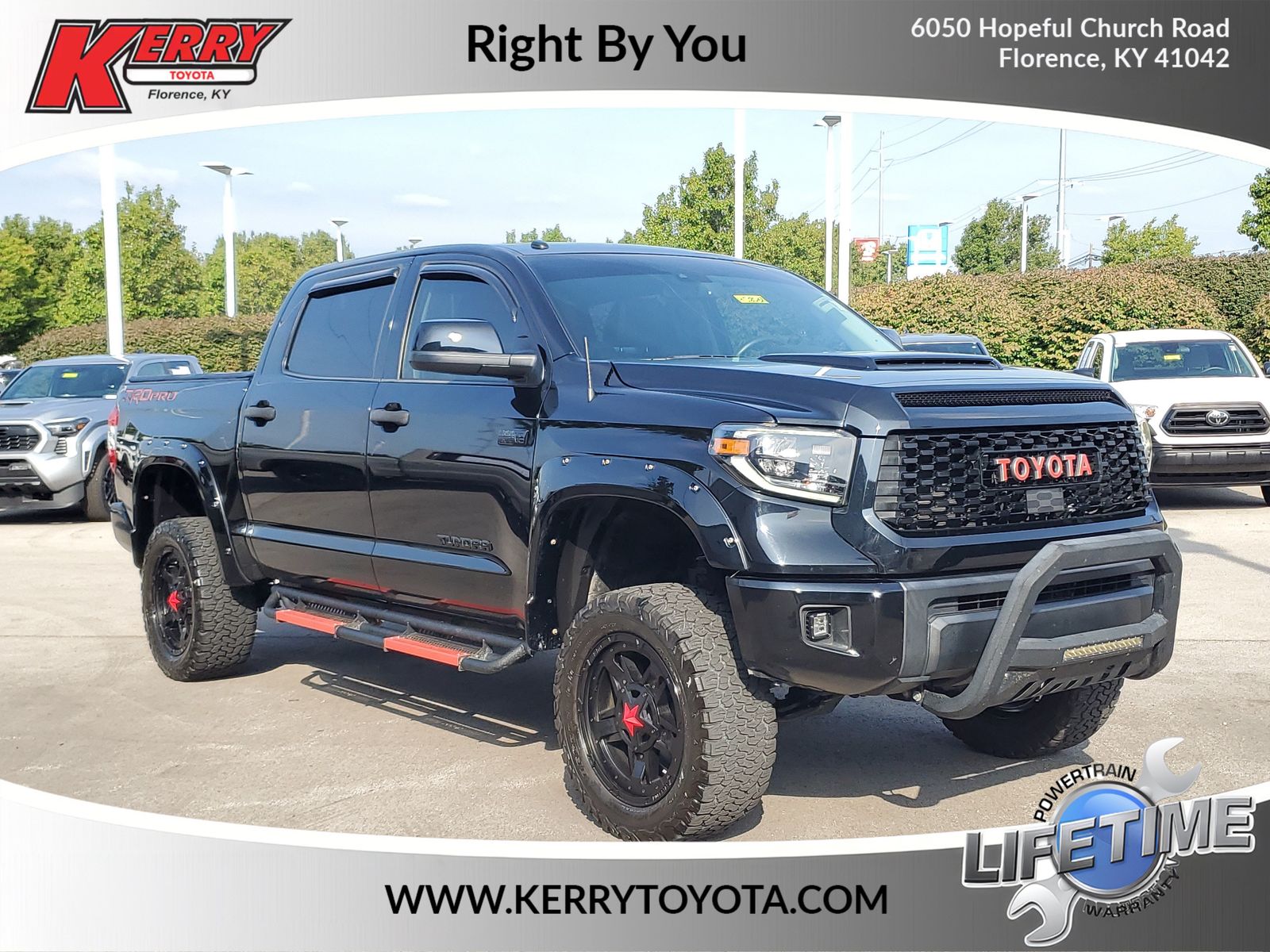 Midnight Black Metallic 2019 Toyota Tundra Pickup Truck Four-Wheel Drive 6-Speed Automatic