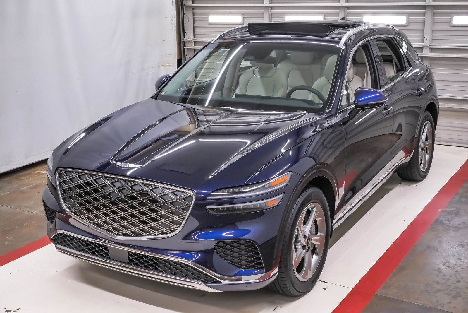 Capri Blue 2026 Genesis GV70 SUV / Crossover All-Wheel Drive 8-Speed Automatic