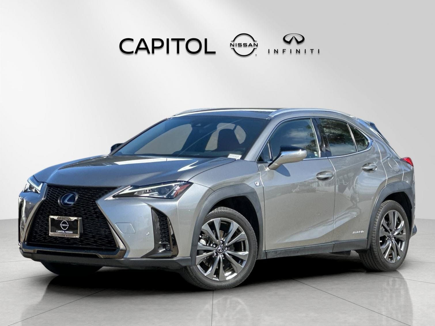 Atomic Silver 2021 Lexus UX Hybrid SUV / Crossover All-Wheel Drive Continuously Variable Transmission