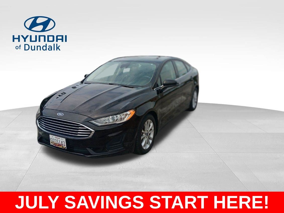 Black Metallic 2020 Ford Fusion Sedan Front-Wheel Drive 6-Speed Automatic