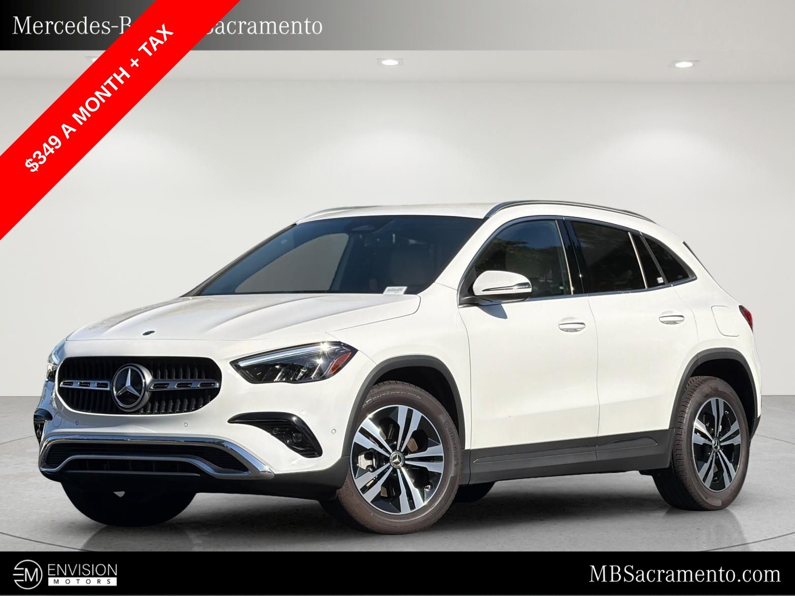 Polar White 2026 Mercedes-Benz GLA SUV / Crossover Front-Wheel Drive 8-Speed Dual Clutch